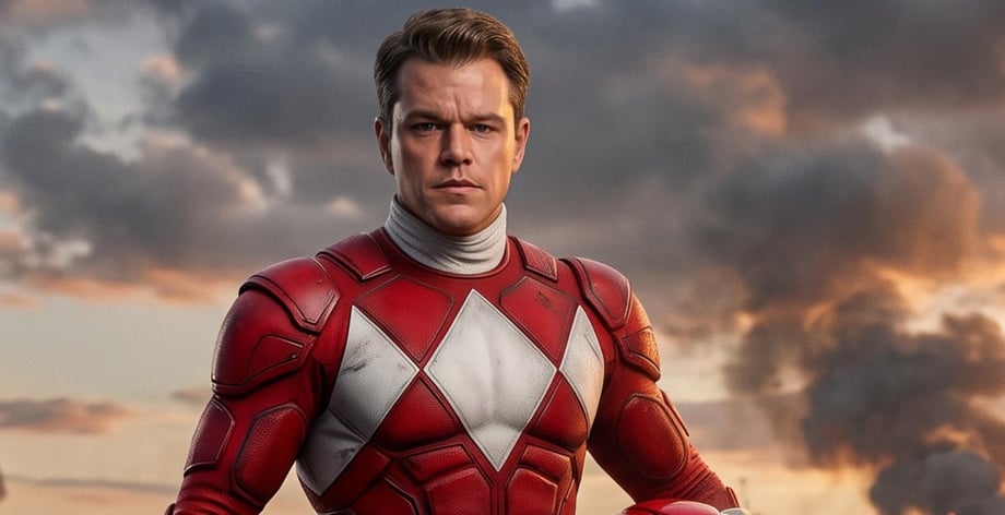 Thasnagar: Matt Damon Suits Up In First Look Set Photos From The Daniels' Power Rangers-Inspired Sci-Fi Film
