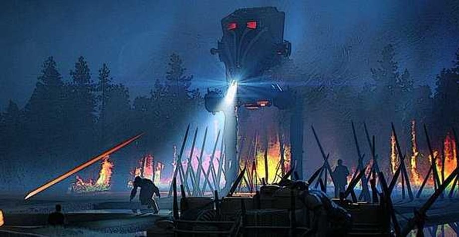 THE MANDALORIAN Chapter 4 Concept Art Features Cara Dune, The AT-ST Walker And A Loth-Cat