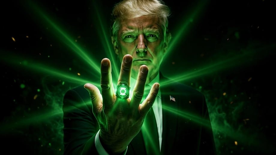 The White House Posts Trump As Green Lantern Hours Before Lanterns Episode 4
