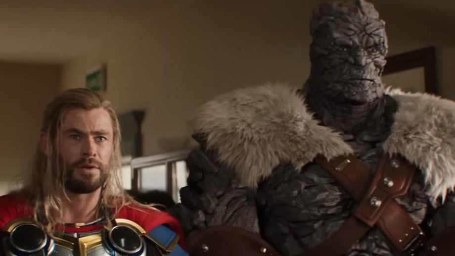 THOR: LOVE AND THUNDER First Clip Sees The Odinson And Korg Reminisce About Jodie Jane Foster