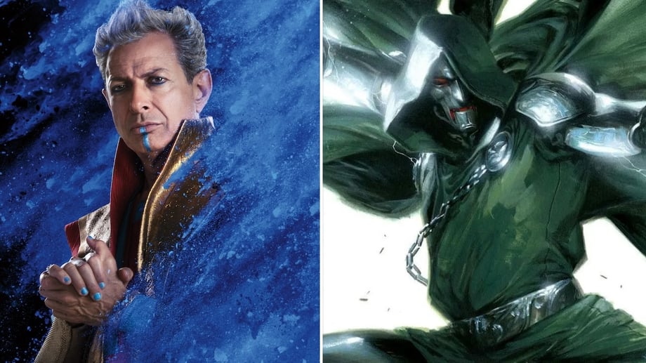 THOR: RAGNAROK Star Jeff Goldblum Gives Most "Jeff Goldblum" Answer Ever When Asked About Downey's Doctor Doom