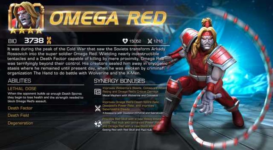 VIDEO GAMES: MARVEL CONTEST OF CHAMPIONS Adds The Infamous Super Soldier Omega Red