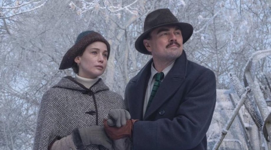 WHAT HAPPENS AT NIGHT First Look Reveals Mustachioed Leonardo DiCaprio & Ailing Jennifer Lawrence