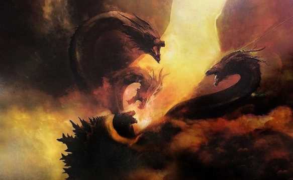 Godzilla Standee GODZILLA: KING OF THE MONSTERS Stares Down A Submarine On This Awesome ...