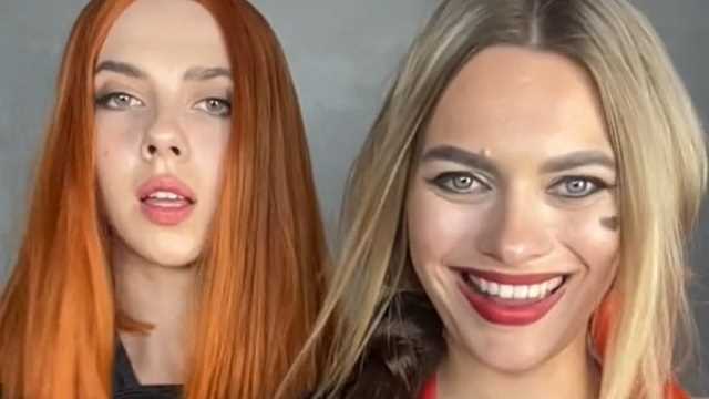 640px x 360px - Scarlett Johansson And Margot Robbie Lookalikes Go Viral For Black  Widow/Harley Quinn TikTok Team-Up