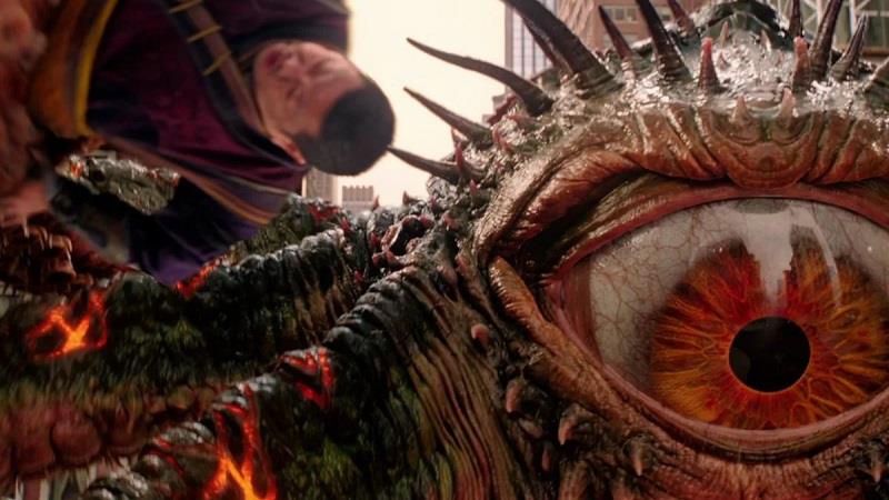 DOCTOR STRANGE IN THE MULTIVERSE OF MADNESS Reveals Eye-Catching Scarlet Witch/Gargantos Easter Egg - Vimarsana News
