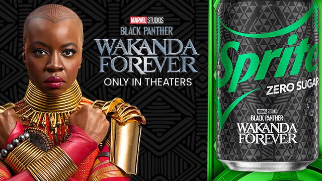 BLACK PANTHER: WAKANDA FOREVER Teaming Up With Sprite Zero Sugar For AR Experiences, BTS Content, And More - Vimarsana News