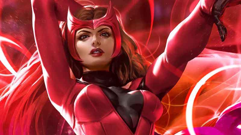 AVENGERS 1 DERRICK CHEW SCARLET WITCH VIRGIN VARIANT [1:50] - 05/17/2023