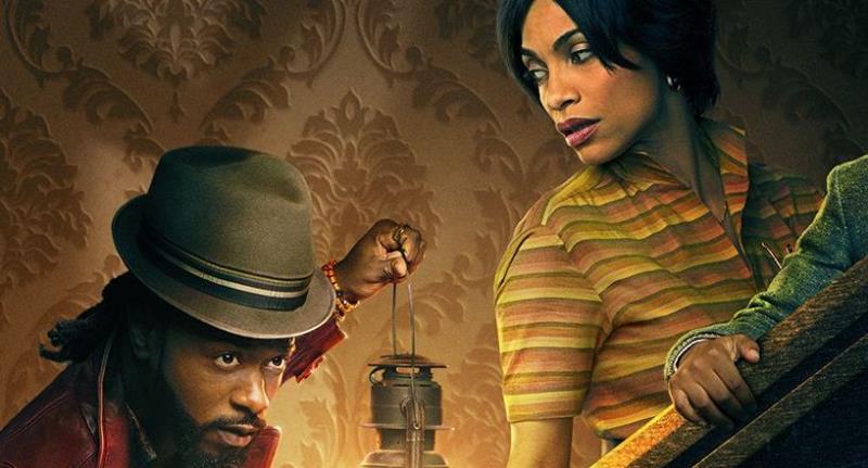 Haunted Mansion Rosario Dawson Owen Wilson And Lakeith Stanfield Have A Big Ghost Problem In 