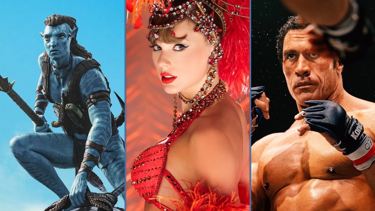 AVATAR 2 Re-Release And The Rock’s THE SMASHING MACHINE Will Be KO’d By TAYLOR SWIFT Movie At The Box Office