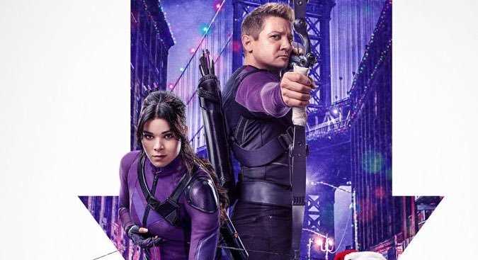 Howk Eye HAWKEYE: Jeremy Renner & Hailee Steinfeld Take Aim On Official Poster ...