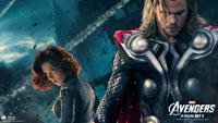 Avengers Wallpaper 7 - Thor & Black Widow