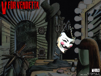 V for Vendetta Comic Wallpaper 4